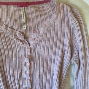 Vintage baby pink Aeropostale Henley